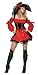 Halloween Costumes: Halloween Costume Gothic Vixen Pirate Wench - 83157(RED/BLACK,MEDIUM)