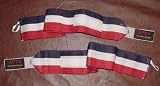 24" Wrist Wraps Pro Grade Red Wht & Blue Powerlifting Weight Lifting