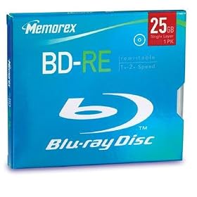 BD-RE Blu-Ray Rewritable Disc - Single