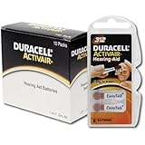 Duracell Activair Hearing Aid Batteries: Size 312 (80 Batteries)