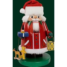 Santa with Swarovski Stones German Nutcracker