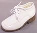 New Small Boys White Tuxedo Dress Shoes