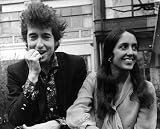 Bob Dylan and Joan Baez Art Poster PRINT Unknown 10x8
