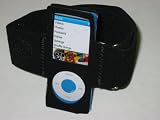 New Soft-Leather Looking Black ArmBand SportsBand Case For iPod Nano 4th Generation
