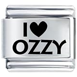 I Heart Ozzy Musical Italian Charms Bracelet Link