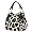 Brown Giraffe Designer Inspired Animal Print Handbag Purse Bag Tote