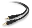 Belkin Mini Stereo Dubbing 3.5mm Plug Cable for Kindle Fire, iPod, iPhone, iPad, Android, Smartphone and MP3 Players (6ft)