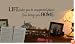 Wall Décor Plus More WDPM130 Life Takes Us.. Love Brings Us Home Wall Vinyl Sticker Quote, 6 x 24-Inch, Black