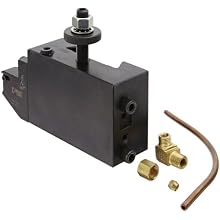 Dorian Tool V881 Victory Thru Coolant Chromium Molybdenum Alloy Steel Quick Change OD and ID Threading Toolholder with External On Edge Insert Cartridge for V35TC Automatic Thru Coolant Tool Post, 5-23/64" Width, 1-31/64" Height