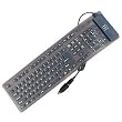 Flexible Airtouch USB-PS/2 Keyboard (Transparent Gray)