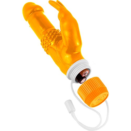 Neon Luv Touch Rabbit Vibe, 7.75", Orange