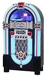 Steepletone CD Rock i - 1CD (CD/Radio/iPod Jukebox) - Cherry Effect Colour (Dark Wood)