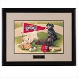 MLB Washington Nationals Jim Killen Signature Black Framed Print