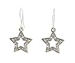 Earrings - E105 - Crystal Star ~ Clear AB
