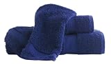 Famous Maker Supima Bath Towel 2-Pack with Free Washcloth 2-Pack, Lapis