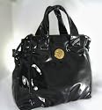 Gucci Handbags (Black) Patent Leather Large Hysteria Tote Bag 197022