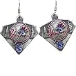 New York Yankees Dangle Earrings - MLB Baseball Fan Shop Sports Team Merchandise