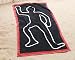 Beach Towel Dead Body Chalk Outline