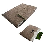 GRAY WITH OLIVE TRIM LAPTOP SLEEVE FOR 13 INCH LAPTOP
