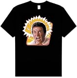 Star Trek II The Wrath of Khan KHAAAAAAN Kirk Adult Black T-shirt