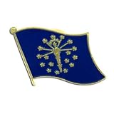 Indiana Flag Lapel Pin