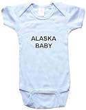 ALASKA BABY - State-series - White, Blue or Pink Onesie / Baby T-shirt