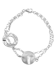 Sterling Silver 7.5inch Fashion Link Bracelet