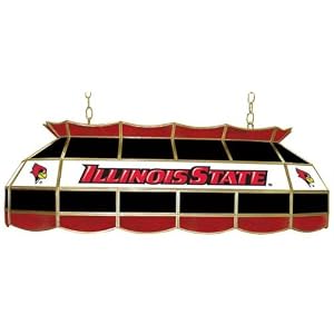 Trademark Illinois State University Stained Glass 40-inch Tiffany Lamp