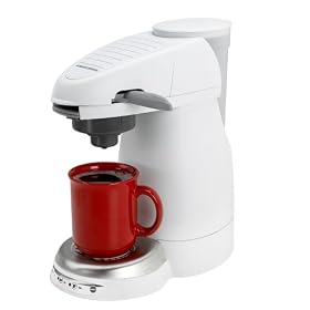 Black and Decker AM8 Home Caf? Single Serve Coffee Brewing System, White by Black & Decker