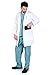 M&M SCRUBS Men IPAD Pocket Holder Lab Coat