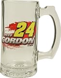 Jeff Gordon Beer Mug: 13oz Glass Sports Tankard