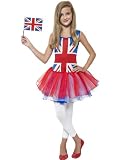 Smiffy's 27215L Union Jack Tutu Dress