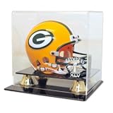 Super Bowl XLV Green Bay Packers Champions Deluxe Mini Helmet Display Case