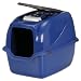 Pet Supplies : Petmate Kitty Komplete Jumbo Hooded Litter Pan and Hood, Planet Blue
