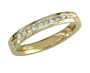 18k Yellow Gold 1/4ctw Princess-cut Diamond  Band (G, VS2)