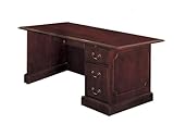 Right Executive Desk In Mahogany Finish by Coaster Furniture