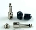 2 pack George L's Right Angle Plug for .155 cable with Jackets