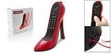 Red Super High Heel Stiletto Shoe Telephone Corded Phone