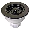 Plumbest B02-005 Decorative Basket Strainer, Black