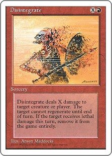 Magic: the Gathering - Disintegrate - Fourth Edition