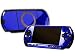 PlayStation Portable 1000 (PSP) Skin - NEW - BLUE CHROME MIRROR system skins faceplate decal mod