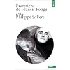 Entretiens de Francis Ponge avec Philippe Sollers