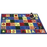 Around the Block Rug - 5.33 Foot x 7.67 Foot... by Joy Carpets Inc