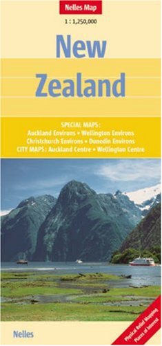 City Travel Guides Discounted  Books : New Zealand Nelles Map (Nelles Maps) (Nelles Maps)