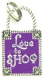Love To Shop Shopping Bag Charm by Judith Jack