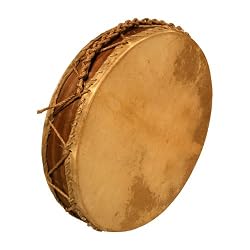 Frame Drum, Double Rope Tuned, W Beater