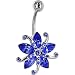 Jewelry : Ocean Blue Gem STARFISH Belly Ring