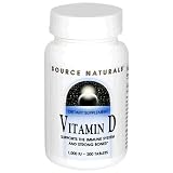 Source Naturals Vitamin D-3 1000 IU, 200 Tablets (Pack of 3) ~ Source Naturals