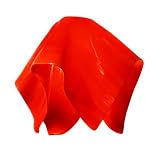 Large Flame Replacement Glass Shade for Lamp or Pendant Light Fixture (Really Red)