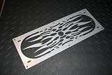 Triple Tribal Universal Radiator Cover Silver